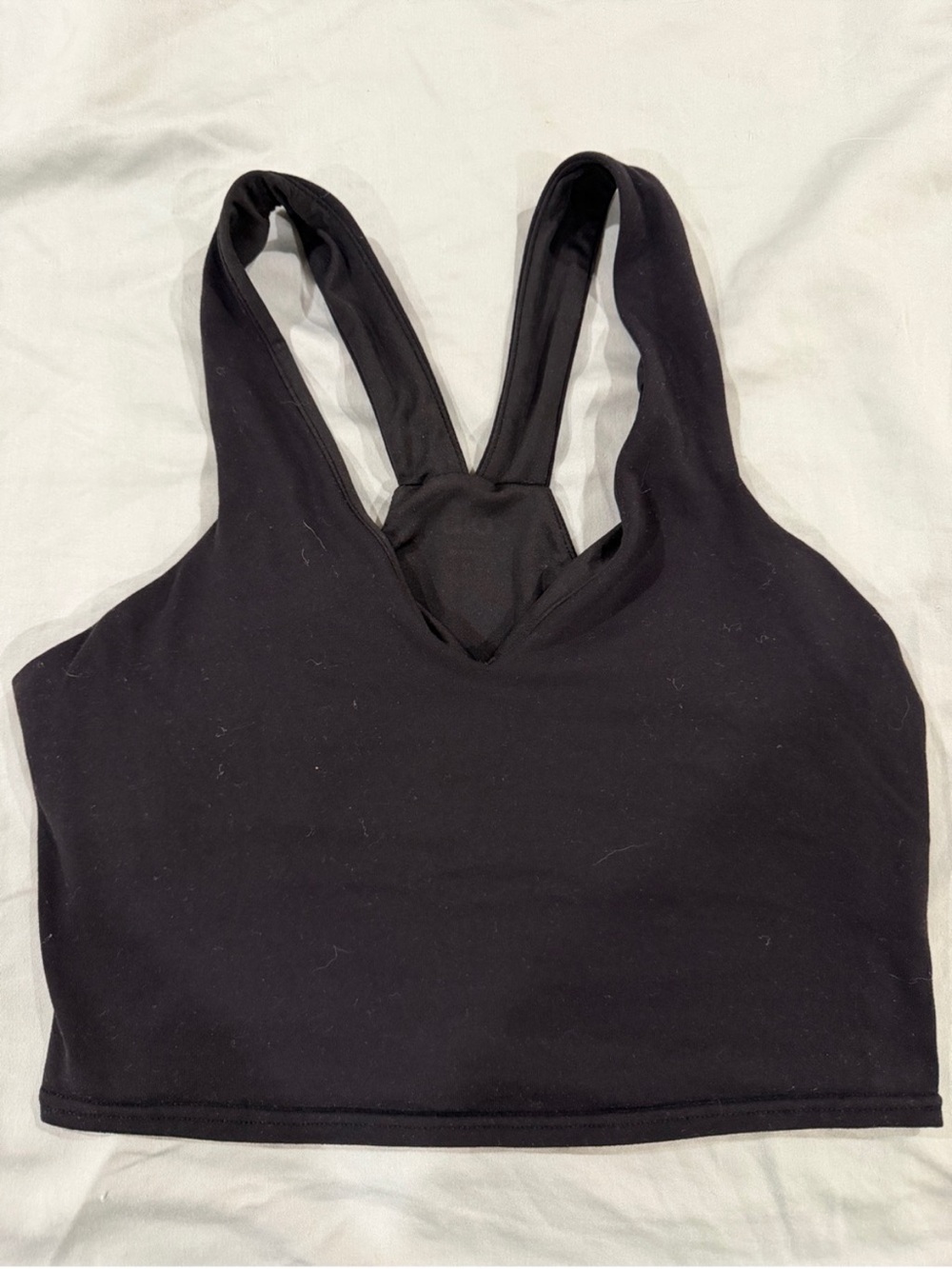 ALO Yoga Black Racerback Sports Bra Top